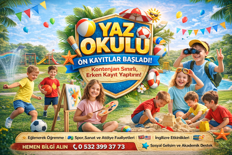 Yaz Okulumuz İçin Ön Kayıtlarımız Başladı